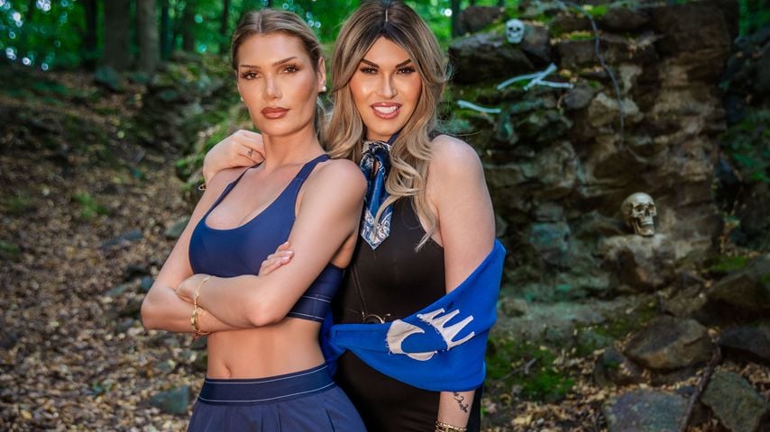 Giuliana Farfalla und Valencia Stöhr bei "#CoupleChallenge" Halloween Edition