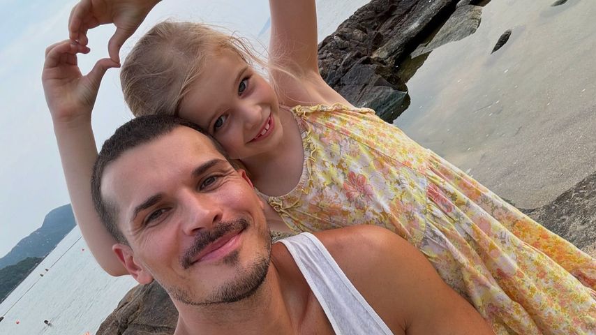Gleb Savchenko und seine Tochter