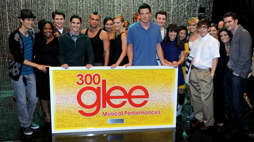 Der Cast von "Glee" im Jahr 2011