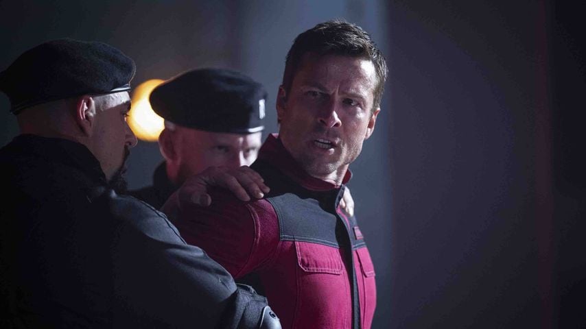 Glen Powell in „The Running Man“ von Edgar Wright