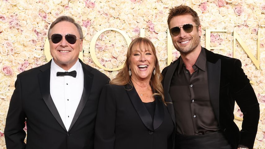 Glen Powell Sr., Cyndy Powell und Glen Powell, 2025