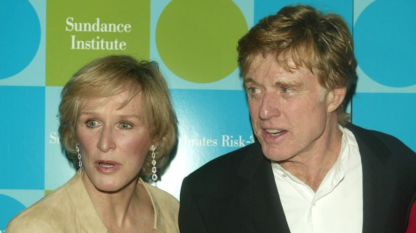 Glenn Close und Robert Redford, April 2004