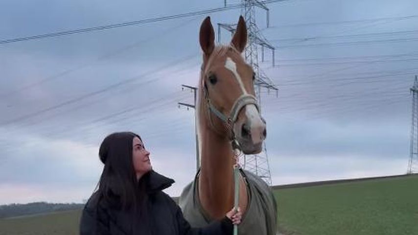 Gloria Glumac und ihr Pferd Maja, Januar 2025