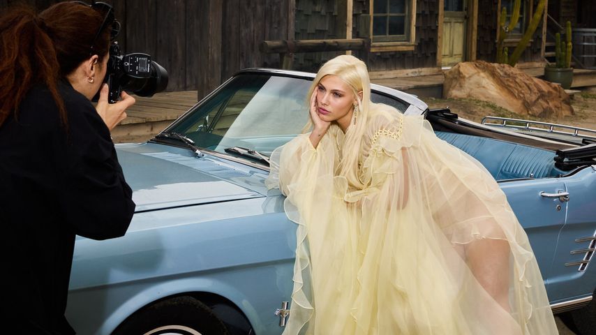GNTM-Daniela beim Cover-Shooting für die Harper's Bazaar, 2025