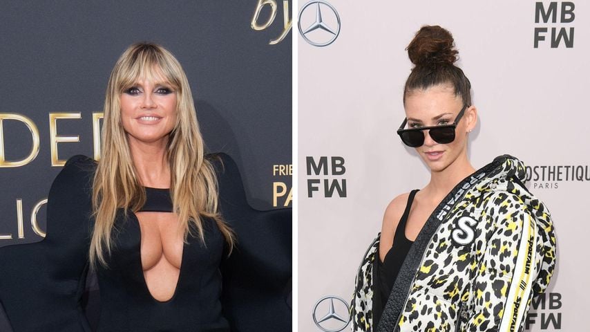 Collage: Heidi Klum und Betty Taube