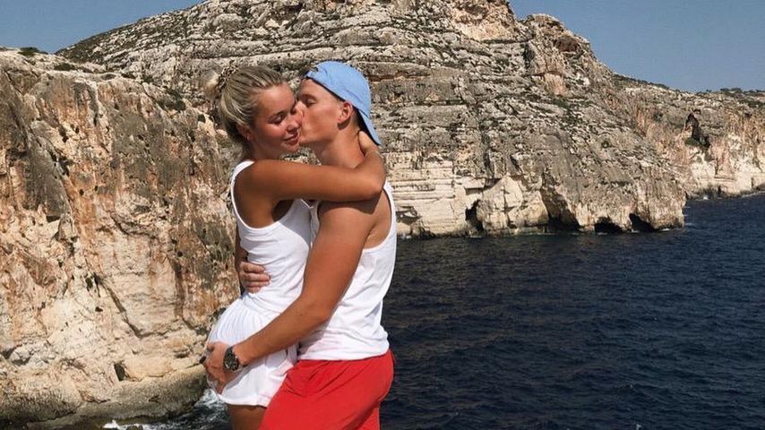 GNTM-Kandidatin Anna-Maria Schimanski und ihr Freund Timo