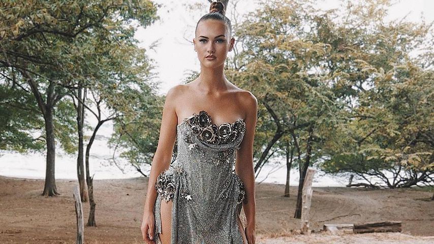 GNTM-Kandidatin Bianca im Februar 2020 am Set