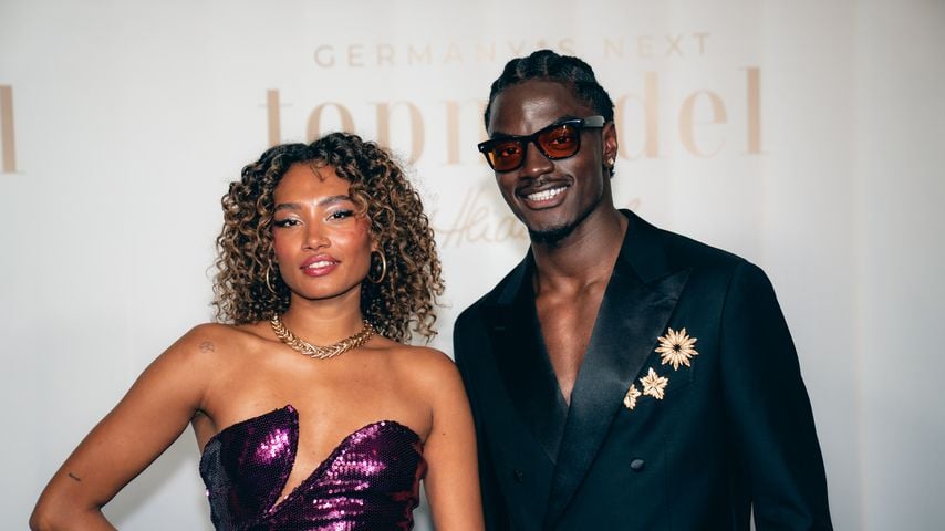 GNTM-Sieger Aurélie und Ibo beim Screening des Finales