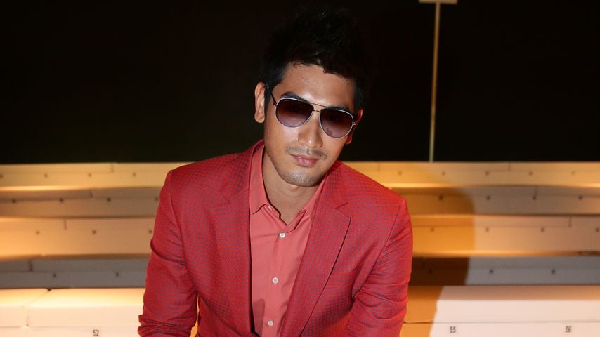 Godfrey Gao auf der Fashion Week in Mailand