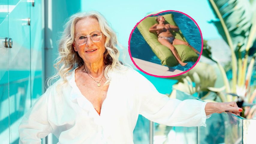 Oben ohne im Pool: Bärbel polarisiert bei "Golden Bachelor"