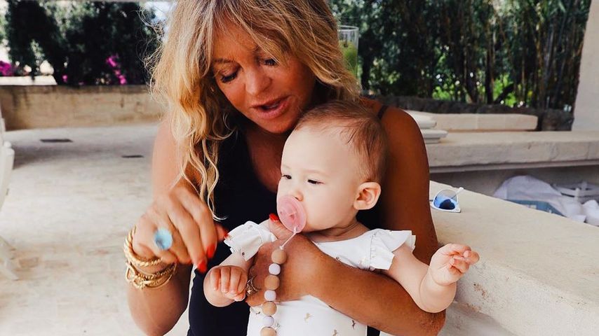 Goldie Hawn mit ihrer Enkelin Rani
