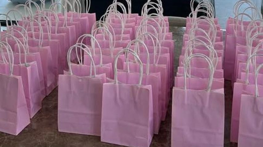 Goodiebags für den Geburtstag für Anna-Maria Ferchichis Zwillinge