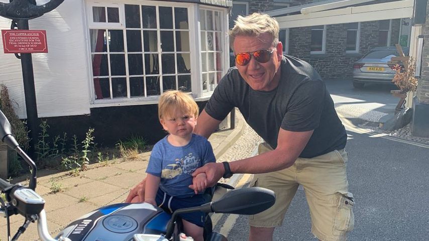 Gordon Ramsay mit seinem Sohn Oscar, Juni 2020
