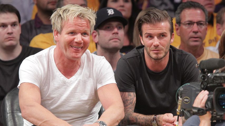 Gordon Ramsay und David Beckham im Mai 2011