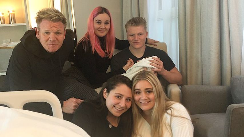 Gordon Ramsay und seine fünf Kinder Holly, Jack, Oscar, Matilda und Megan im Juni 2019