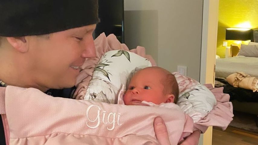 Govind Friedland und Liliana Matthäus' Baby Gigi