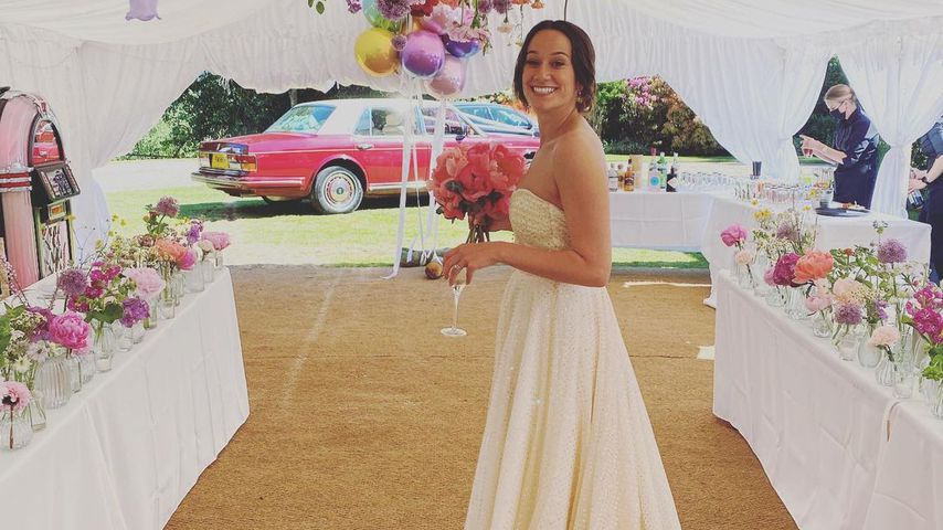 Grace Zito an ihrer Hochzeit