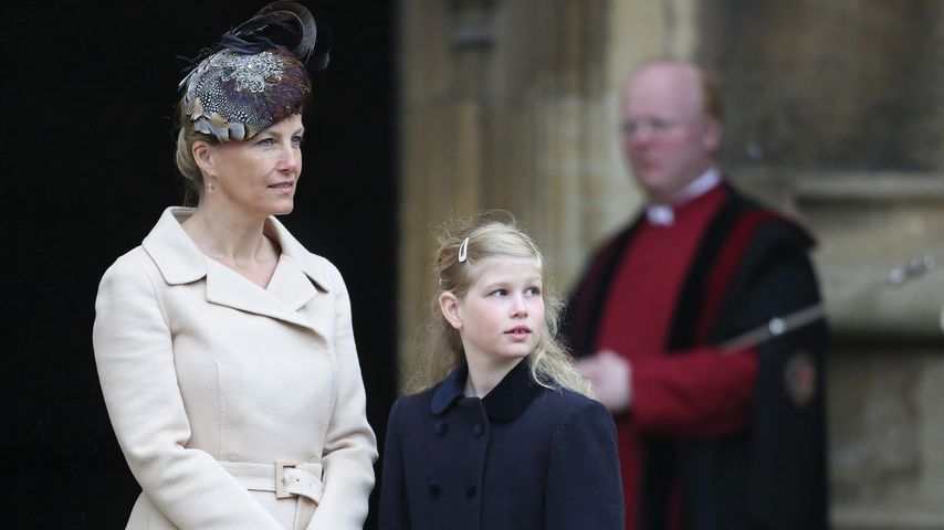 Gräfin Sophie und Lady Louise Windsor im April 2014