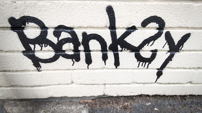 Graffiti von Banksy