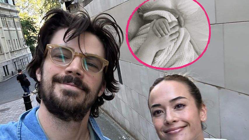 Grant Gustin und LA Thoma begrüßen ihren Sohn auf der Welt