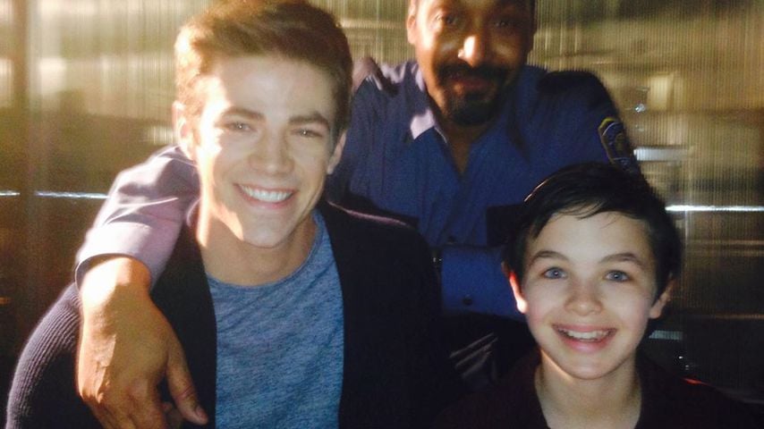 Grant Gustin und Logan Williams
