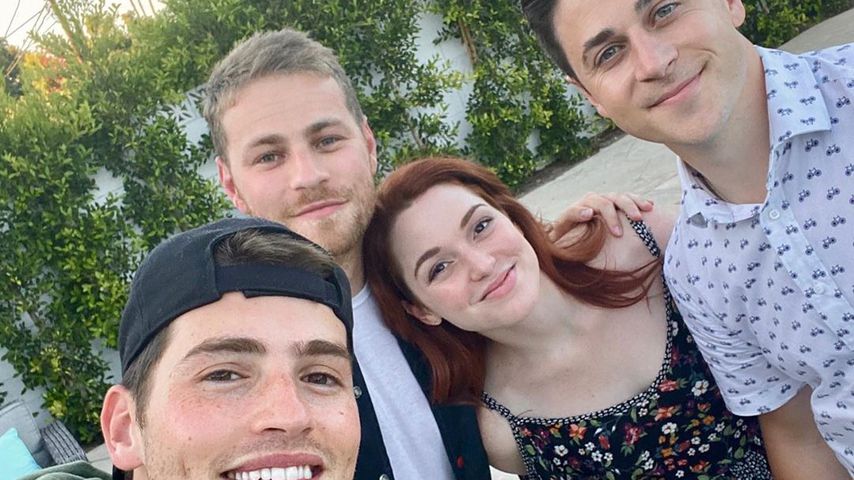 Gregg Sulkin, Cameron Fuller und David Henrie im August 2020