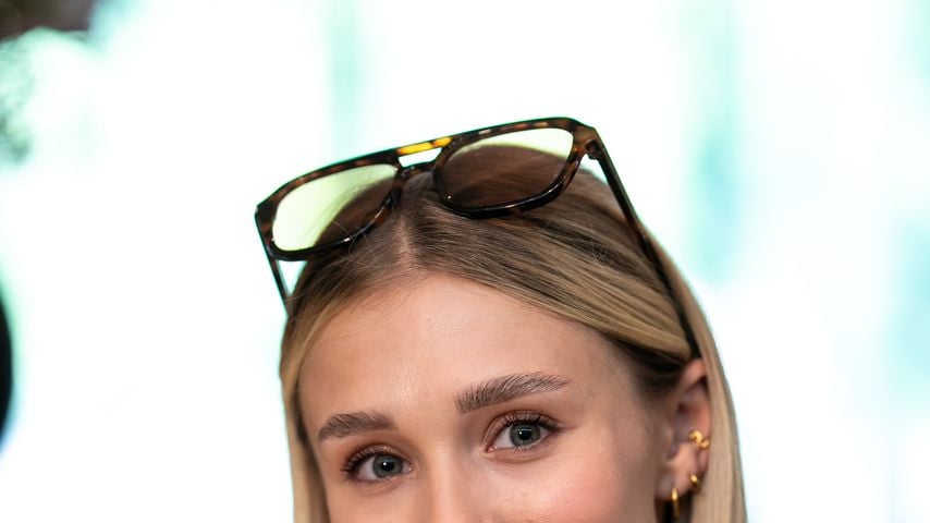 Greta Engelfried bei der Fashion Week in Frankfurt, Juni 2022