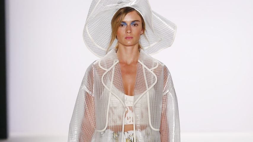 Greta Faeser bei der Fashion Week in Berlin, Juni 2016