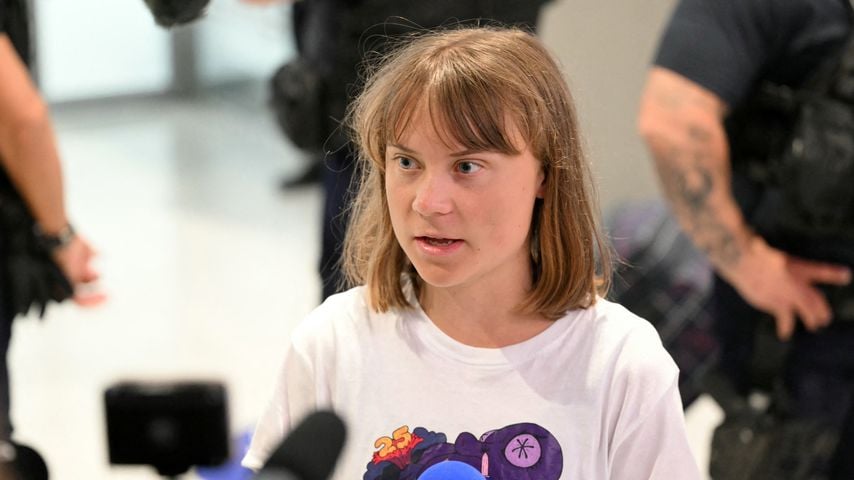 Umweltaktivistin Greta Thunberg im Juni 2025 in Frankreich