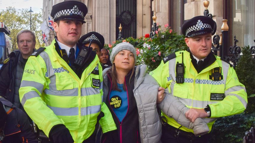Greta Thunberg wurde bei Klima-Demo in London verhaftet!