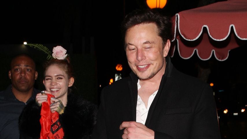 Grimes und Elon Musk, August 2018