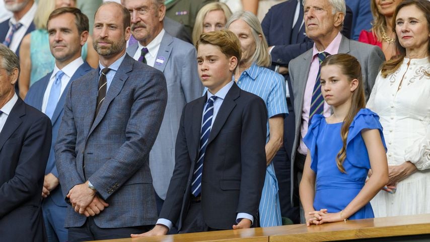 Prinz William, Prinz George und Prinzessin Charlotte beim Wimbledon-Finale der Herren 2026
