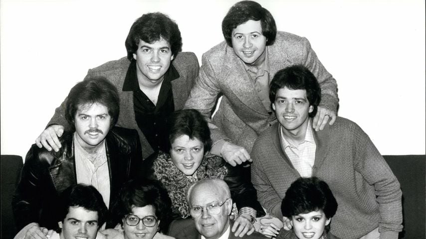 Die Osmond-Familie während ihres England-Besuchs 2012 vor Benefizkonzerten in der Royal Albert Hall