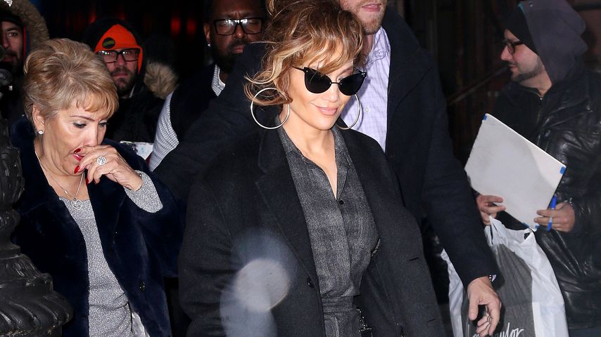 Guadalupe Rodríguez und Jennifer Lopez in New York, Dezember 2018