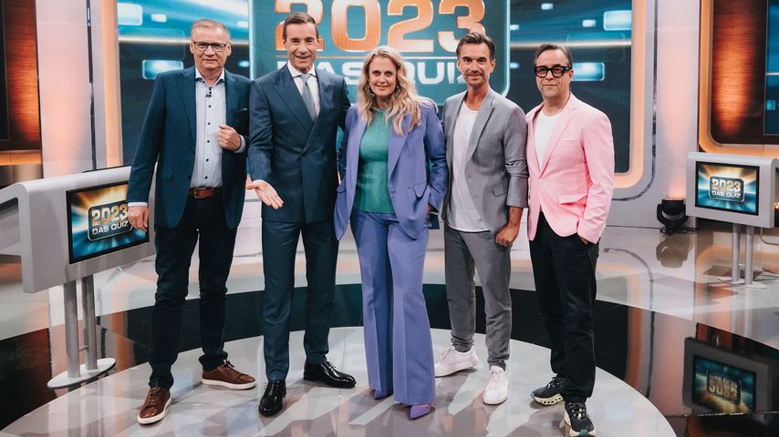 Günther Jauch, Kai Pflaume, Barbara Schöneberger, Florian Silbereisen und Jan Josef Liefers