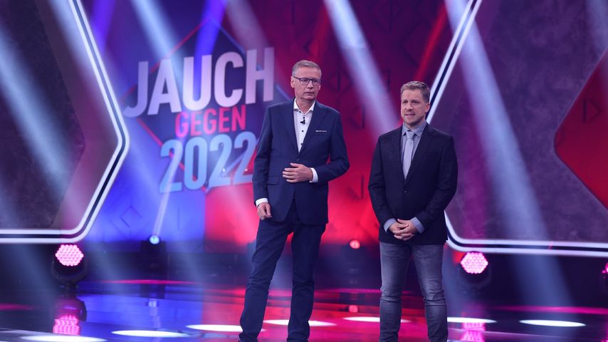 Günther Jauch und Oliver Pocher bei "Jauch gegen 2022"
