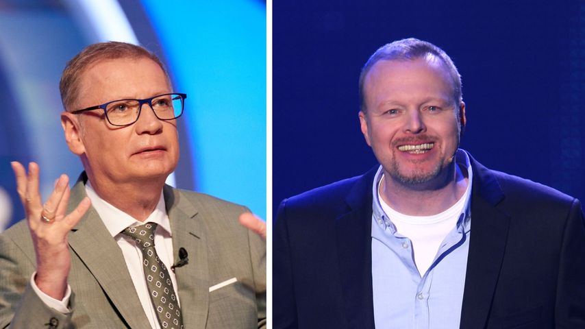 Collage: Günther Jauch und Stefan Raab, TV-Stars