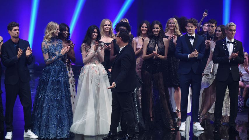 Guido Maria Kretschmer mit seinen Models 2017