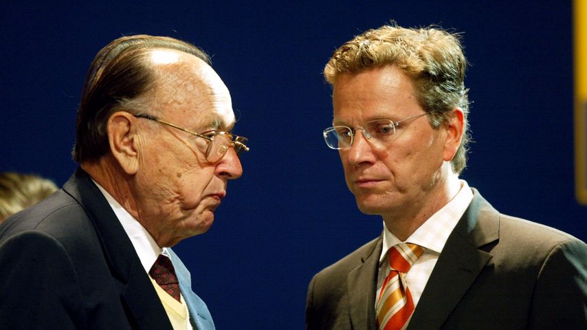 Genscher (✝89): Er trauerte noch um "Ziehsohn" Westerwelle