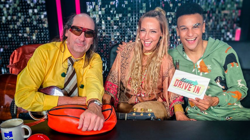 Guildo Horn, Loona und Prince Damien bei "Music Drive In"