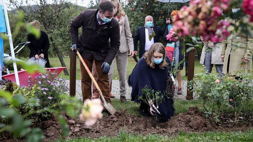 Guillaume und Stéphanie von Luxemburg im Oktober 2020