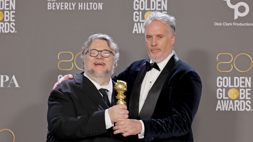 Guillermo del Toro und Mark Gustafson im Januar 2023