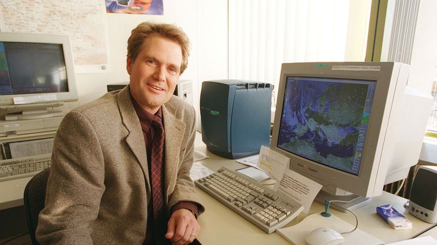 Nachrichtensprecher Gunther Tiersch, 1999 in Mainz