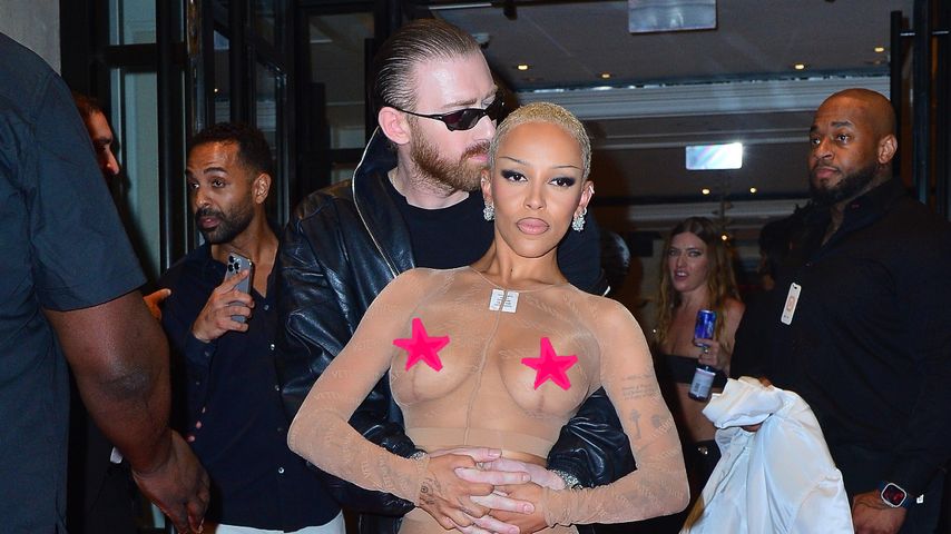 Collage: Guram Gvasalia und Doja Cat bei der Afterparty der Met Gala 2024