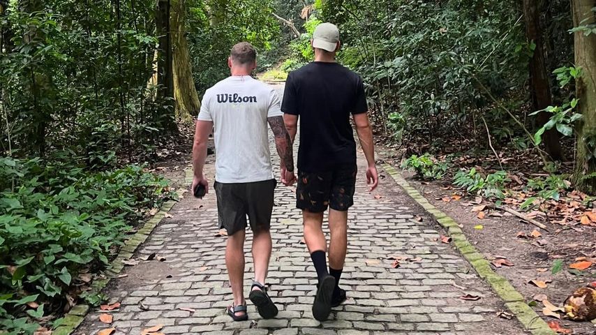 Gus Kenworthy mit seinem neuen Freund, Januar 2024