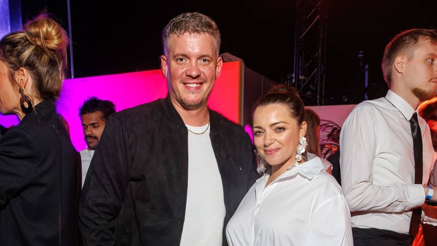 Gustav Masurek und Anne Menden bei der Bertelsmann Party 2025