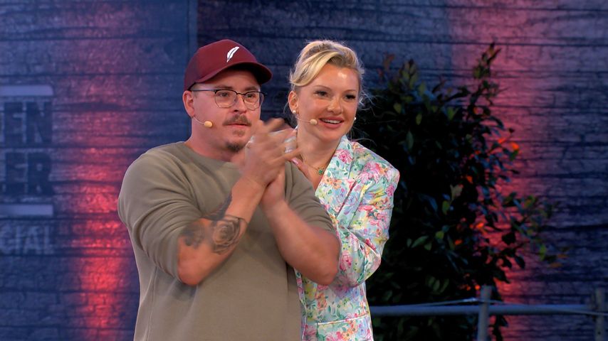 Gustav Schäfer und Evelyn Burdecki bei "Grill den Henssler"