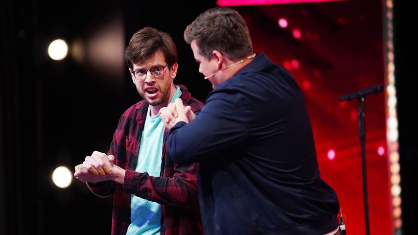 Guy First mit Chris Tall bei "Das Supertalent"