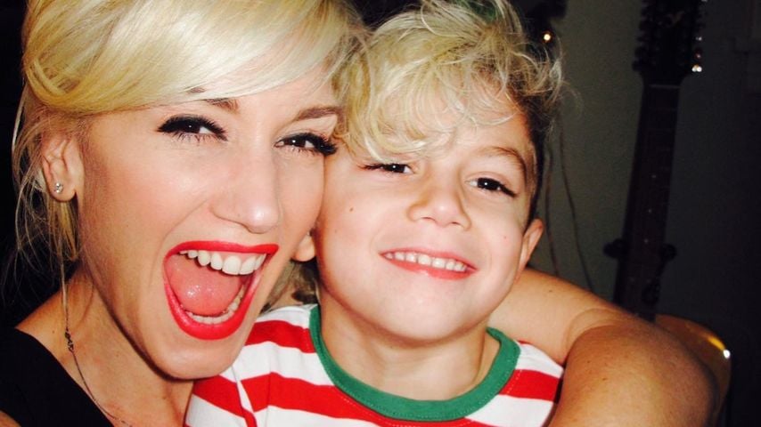 Gwen Stefani mit ihrem Sohn Kingston
