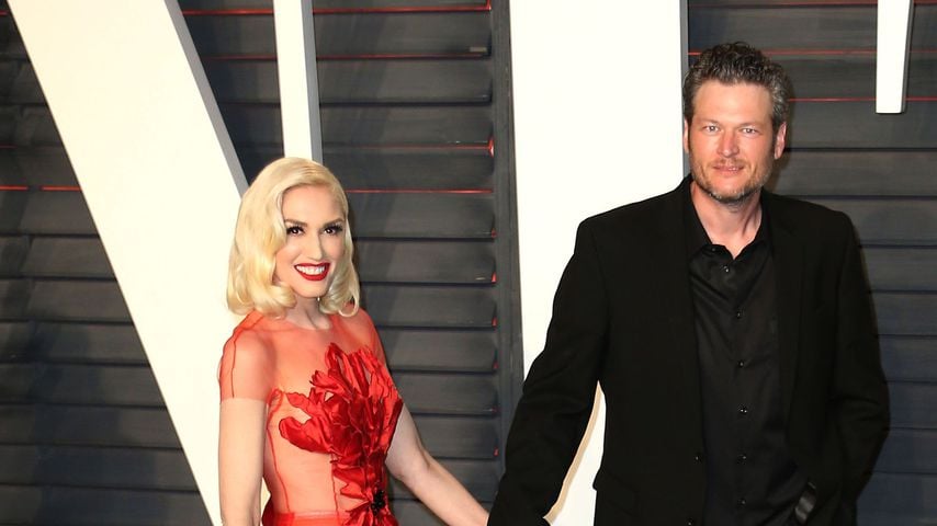 Gwen Stefani und Blake Shelton bei der Vanity Fair Oscar Party, Februar 2016